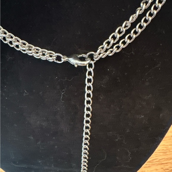 Vtg Faux Turquoise Necklace Beaded Gold Starfish Seashell Chunky Statement 21" - Picture 4 of 4